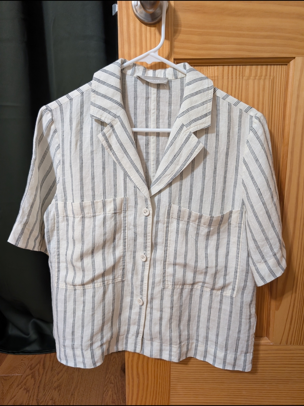 Everlane The Linen Workwear Shirt 100% Linen